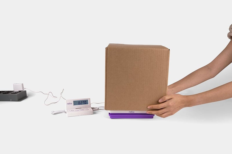 ROLLO Shipping Scale for Packages - Digital Shipping Postal Scale (110 Lb Max) - Hold and Tare Functions - Includes AC Adapter and 2X AAA Batteries - Image 5